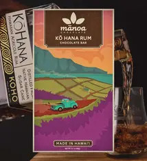 Manoa Chocolate KOHANA RUM Chocolate Bar
