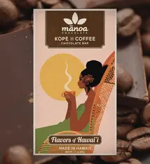 Manoa Chocolate Kope and Coffee Chocolate Bar
