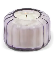 Paddywax Salted Iris Candle in Lavender Glass Vessel-4.5 oz.