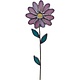 Clyde Oishi Individual Stained Glass Flower Stem: PINK SUNFLOWER