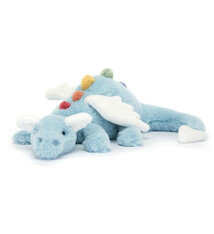 Jellycat SKY DRJellycat Sky Dragon Large Plush Toy Rainbow DragonAGON LARGE