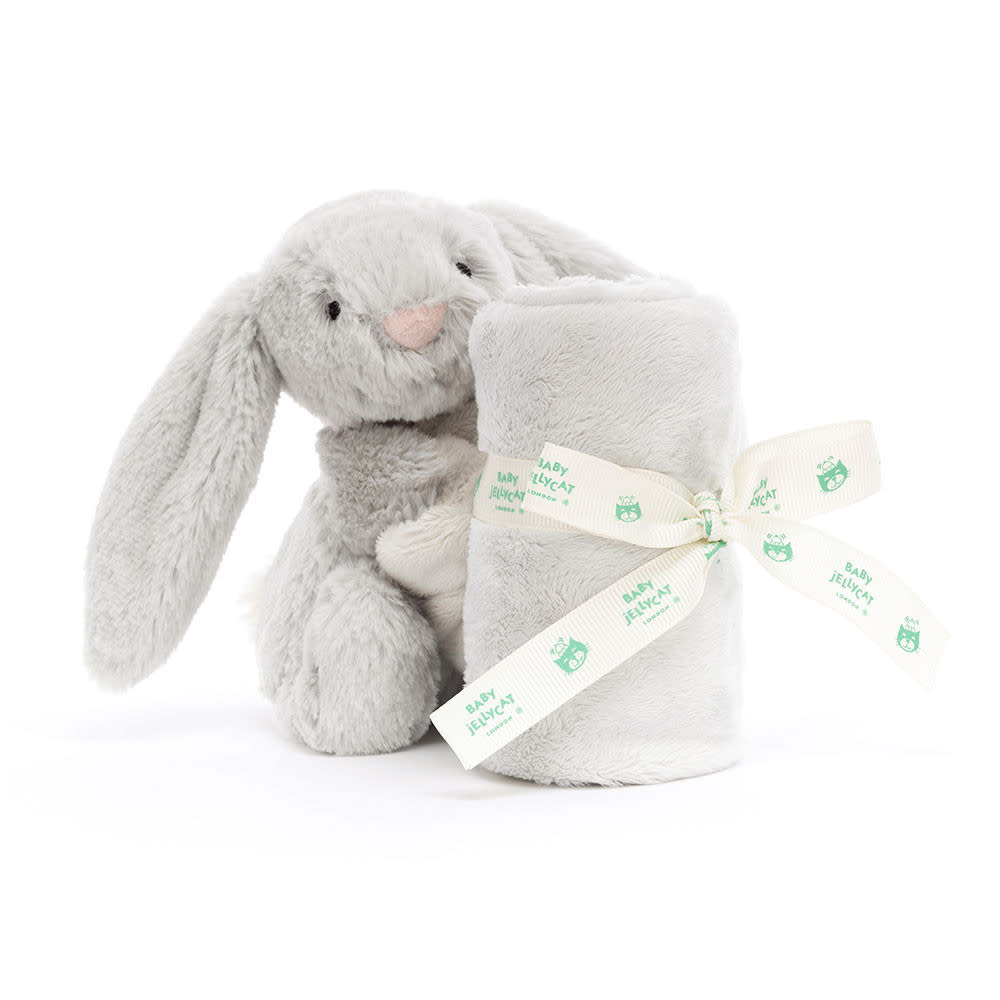 Jellycat BASHFUL BUNNY GREY SOOTHER