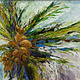 Ed Furuike Tradewinds, 24x30 Framed Original Palette Knife Oil Painting on Canvas