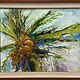Ed Furuike Tradewinds, 24x30 Framed Original Palette Knife Oil Painting on Canvas
