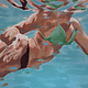 Camille Izumi Art PASSERBY-ORIGINAL OIL PAINTING ON WOOD PANEL, 20”X24”