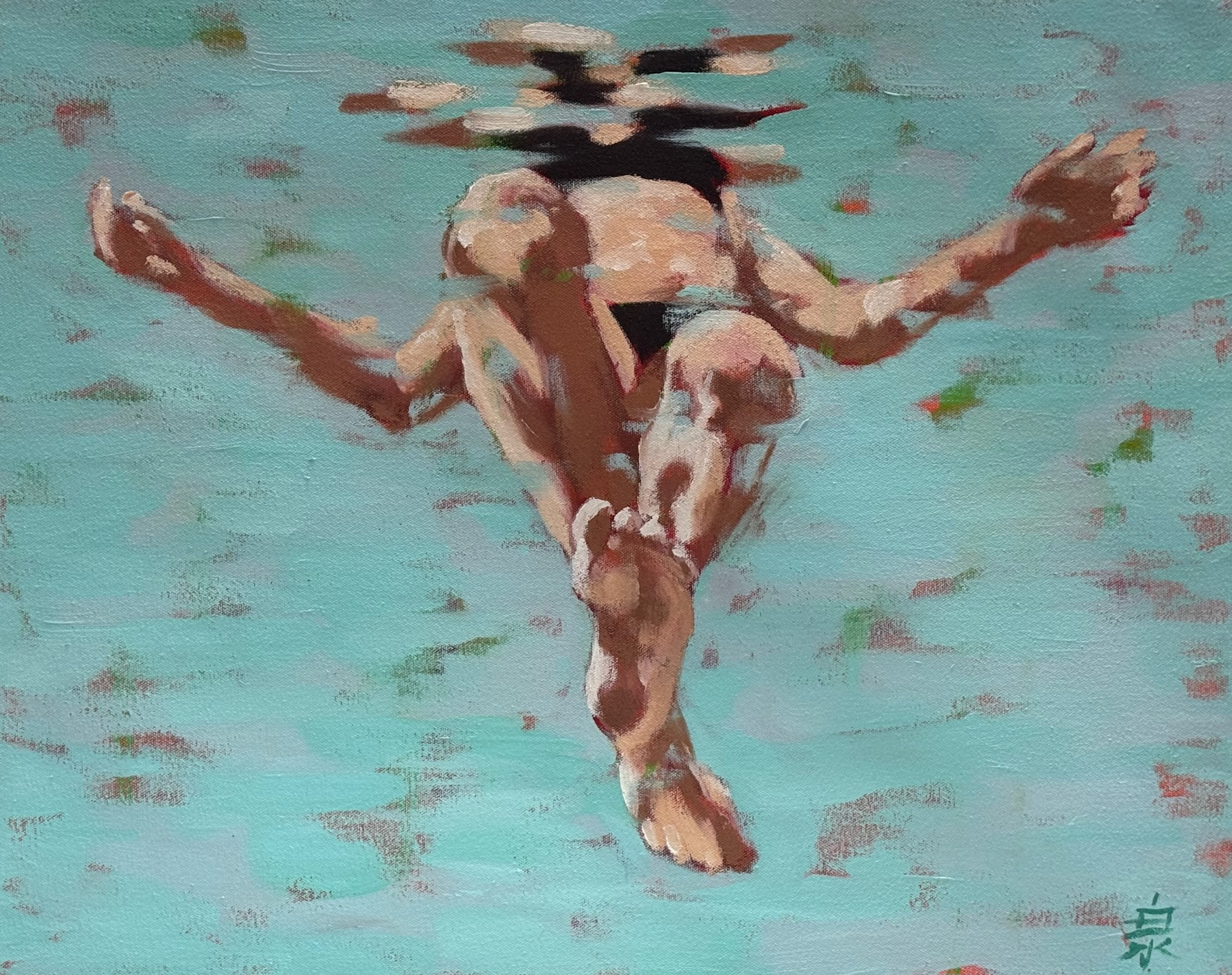 Camille Izumi Art DAYDREAM-ORIGINAL OIL PAINTING ON CANVAS, 16”X20”
