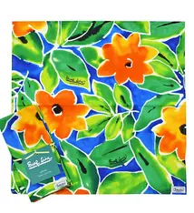 Jam's World Surf Line Napkin Flower Star Blue Set of Two