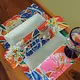 Jam's World Surf Line Napkin Flower Pineapple Hibiscus Red Set of Two