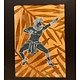 Eduardo Bolioli HULA II, FRAMED ORIGINAL PAINTING (APPROX 9X13, 13X16.5 WITH FRAME)