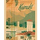 Nick Kuchar 12X18 RETRO HAWAII TRAVEL PRINT: KAIMUKI