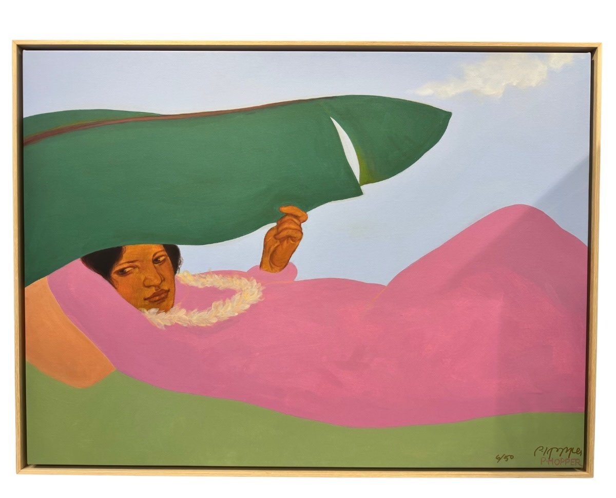 Pegge Hopper MALU, 30X38 CANVAS GICLEE (#6/50) WITH FLOATER FRAME