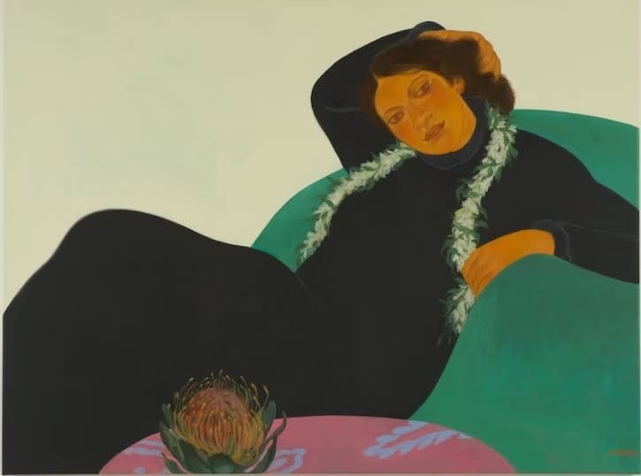 Pegge Hopper KULA, 25.5X37 OPEN EDITION CANVAS GICLEE WITH FLOATER FRAME