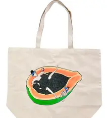 Kris Goto TOTE - PAPAYA TIME