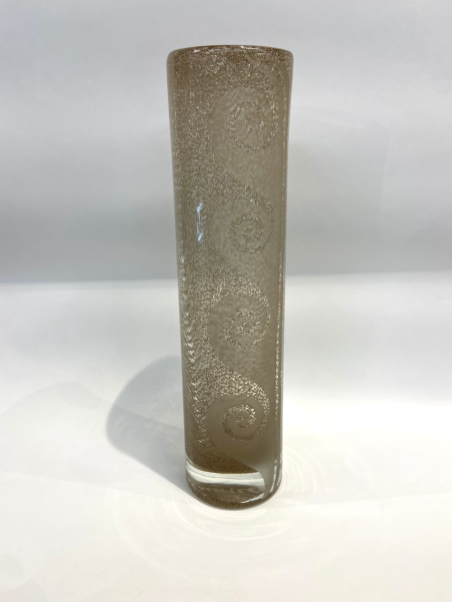 Heather Mettler TALL COPPER CYLINDER WITH WAVES