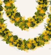 Aloha de Mele LEI LEHUA MAMO, 16X20 MATTED PRINT