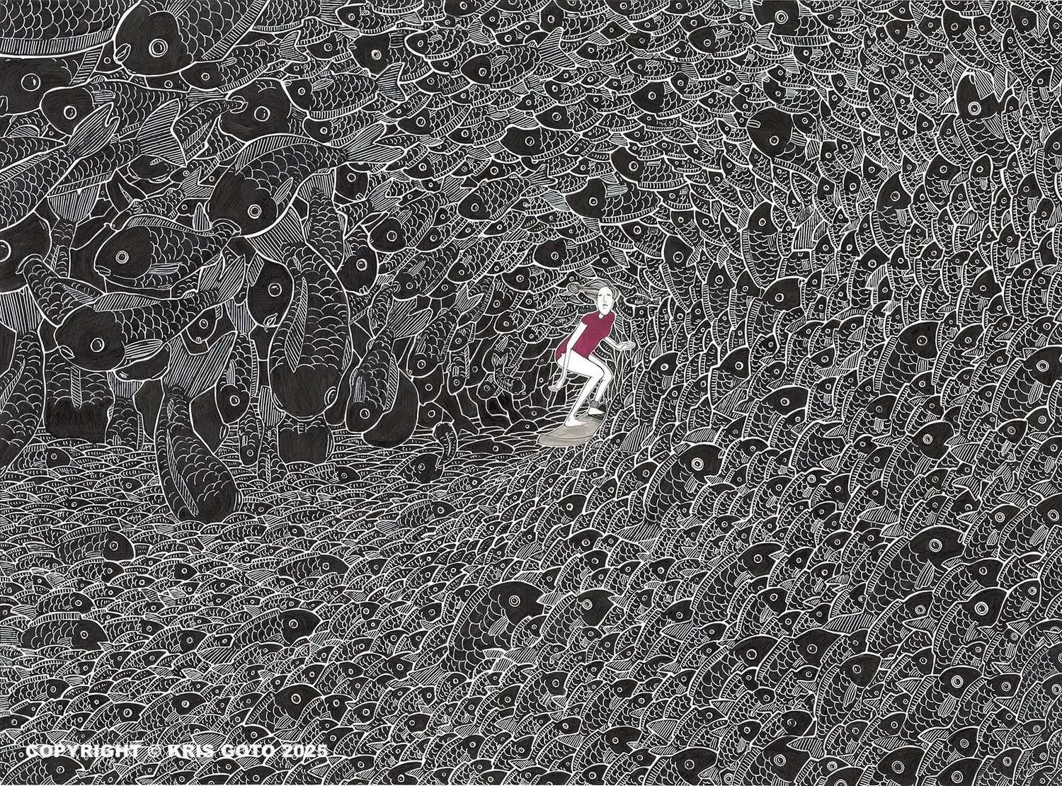 Kris Goto Momentum – 16x20 Art Print by Kris Goto | Magnolia Hawaii