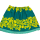 Ginger Leong Made in Hawaii Hula Iki Top Medium/Large – Yellow Hibiscus on Green by Ginger Leong | Magnolia Hawaii