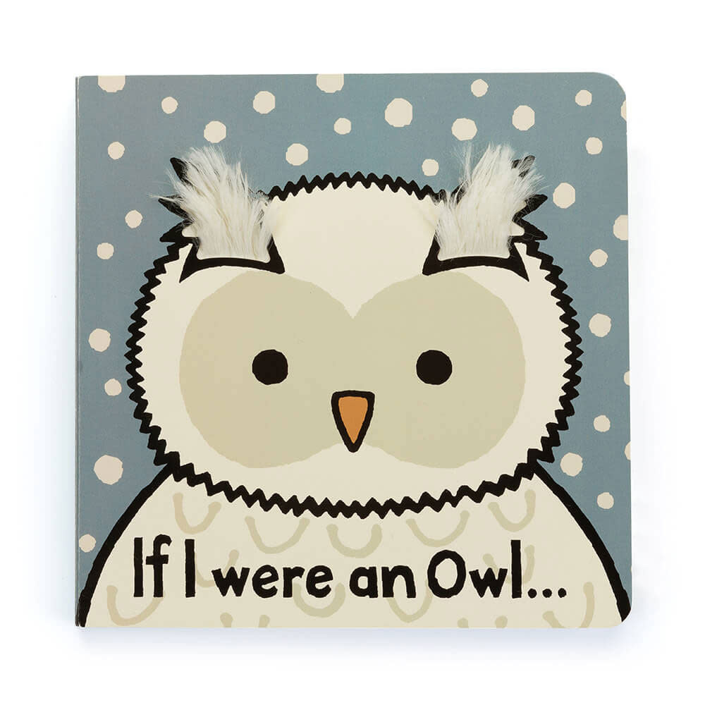 Jellycat If I Were an Owl Board Book by Jellycat | Sensory Baby Book | Magnolia Hawaii
