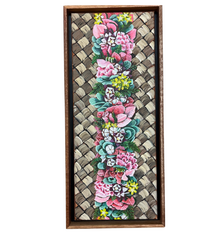 Ellen Michino “Pink Haku Lei” Framed Original Oil Painting by Ellen Michino | Hawaiʻi Art | Magnolia Hawaii