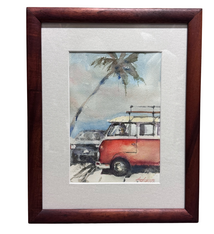Dwayne Adams “My ‘65” Framed Original Watercolor by Dwayne Adams | Hawaiʻi Art | Magnolia Hawaii