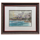Dwayne Adams “Palace of the Pacific” Framed Original Watercolor by Dwayne Adams | Hawaiʻi Fine Art | Magnolia Hawaii