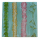 Ana Lucia Gardeazabal “Lei Mau Loa 9” 6x6 Original Resin Painting by Ana Lucia Gardeazabal | Hawai‘i Fine Art | Magnolia Hawaii