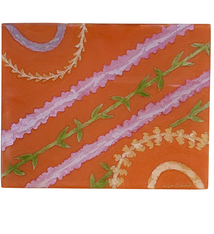 Ana Lucia Gardeazabal “Lei Mau Loa 12” 8x10 Original Resin Painting by Ana Lucia Gardeazabal | Hawai‘i Fine Art | Magnolia Hawaii