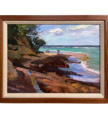 Lynne Boyer Just Around the Corner – Original Oil Painting by Lynne Boyer | Magnolia Hawaii