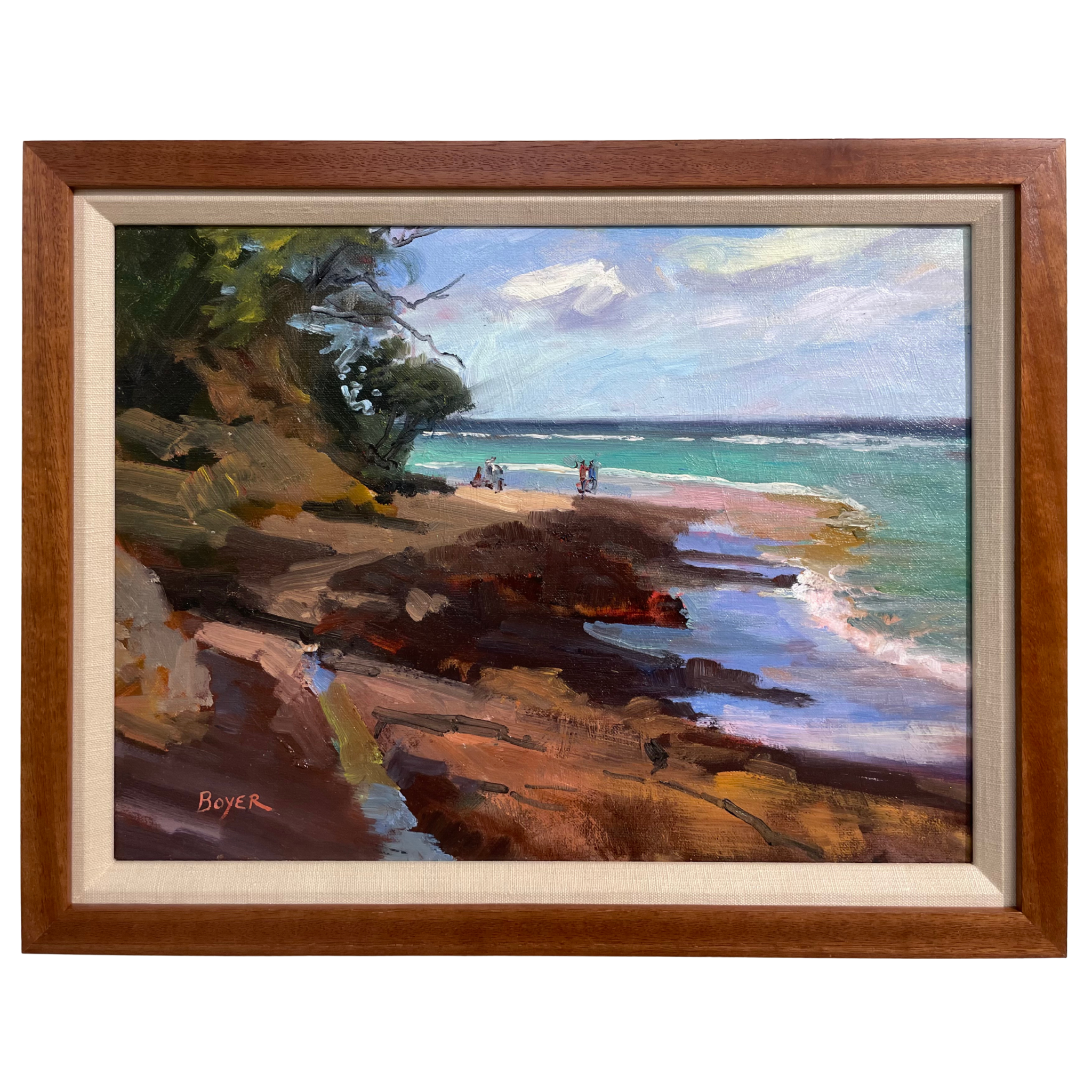 Lynne Boyer Just Around the Corner – Original Oil Painting by Lynne Boyer | Magnolia Hawaii