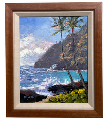 Lynne Boyer Makapuʻu Moment – Original Oil Painting by Lynne Boyer | Magnolia Hawaii