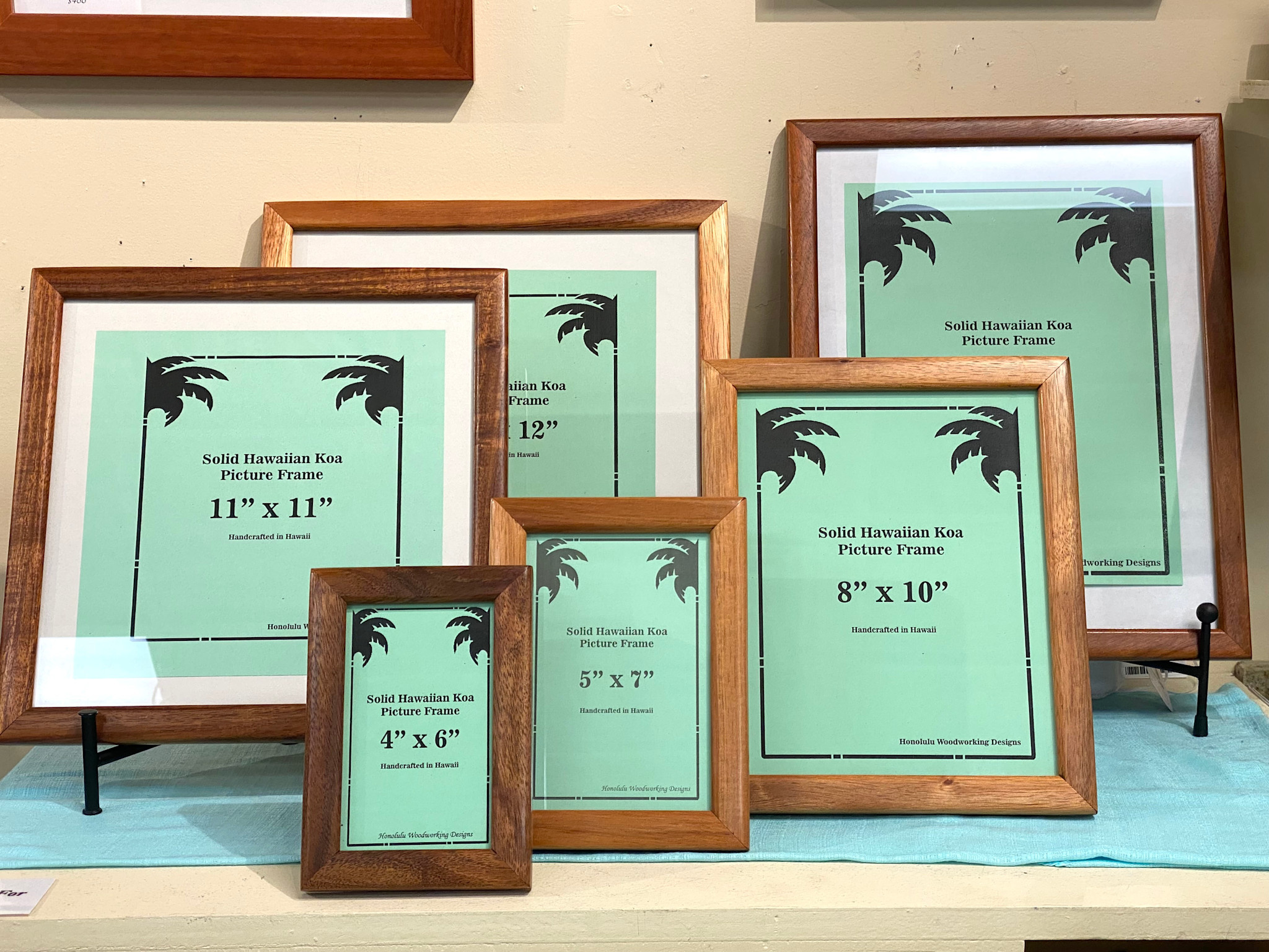 Honolulu Woodworking Designs Solid 11x14 Koa Wood Frame – Genuine Hawaiian Koa