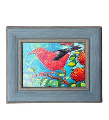 Gary Kato ʻIwi – 5x7 Framed Original Acrylic Painting by Gary Kato