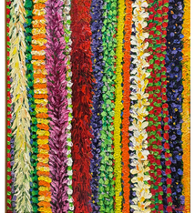 Ed Furuike Makana Aloha – Original Lei Oil Painting by Ed Furuike | Magnolia Hawaii