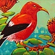 Gary Kato Iʻiwi – Original Acrylic Painting by Gary Kato (5×7)