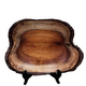 Aaron Hammer Koa Platter with Stand – Hand Turned by Aaron Hammer (14″)