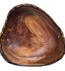 Aaron Hammer Tropical Almond Platter – Hand Turned by Aaron Hammer (14″)