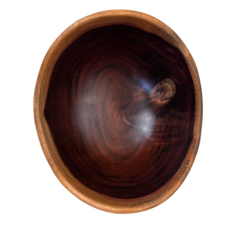 Aaron Hammer Milo Bowl with Koa Stitches – Hand Turned by Aaron Hammer (8″)