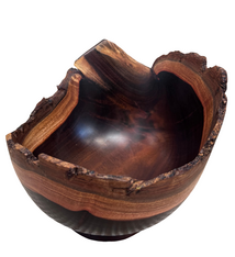 Aaron Hammer Milo Bowl with Koa Stitches – Hand Turned by Aaron Hammer (7″)