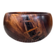 Aaron Hammer Koa Traditional Bowl with Koa Stitches – Hand Turned by Aaron Hammer (7″)