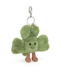 Jellycat Amuseables Shamrock Bag Charm by Jellycat