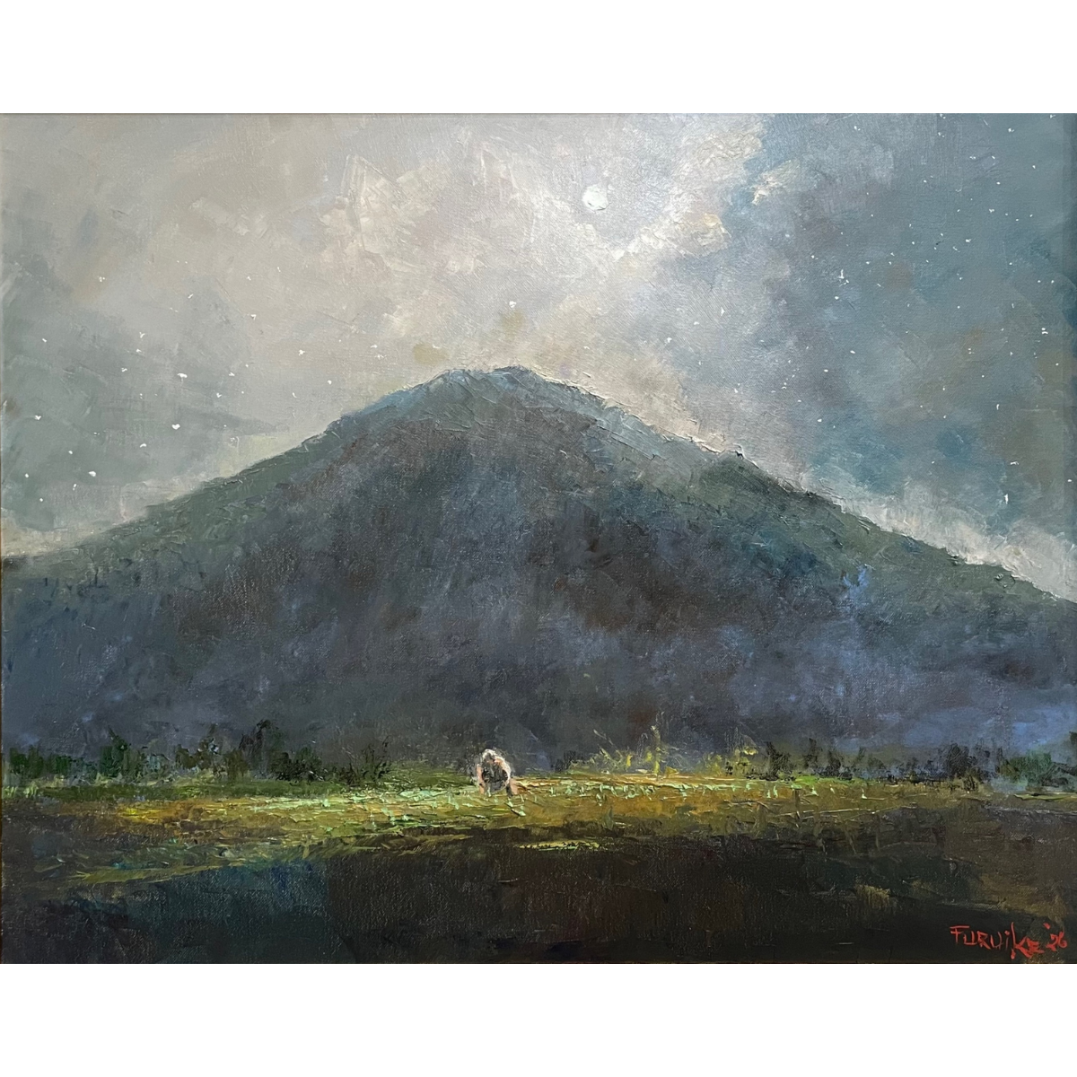 Ed Furuike Mālama O Ka ʻĀina – Original Palette Knife Oil by Ed Furuike (30×24)