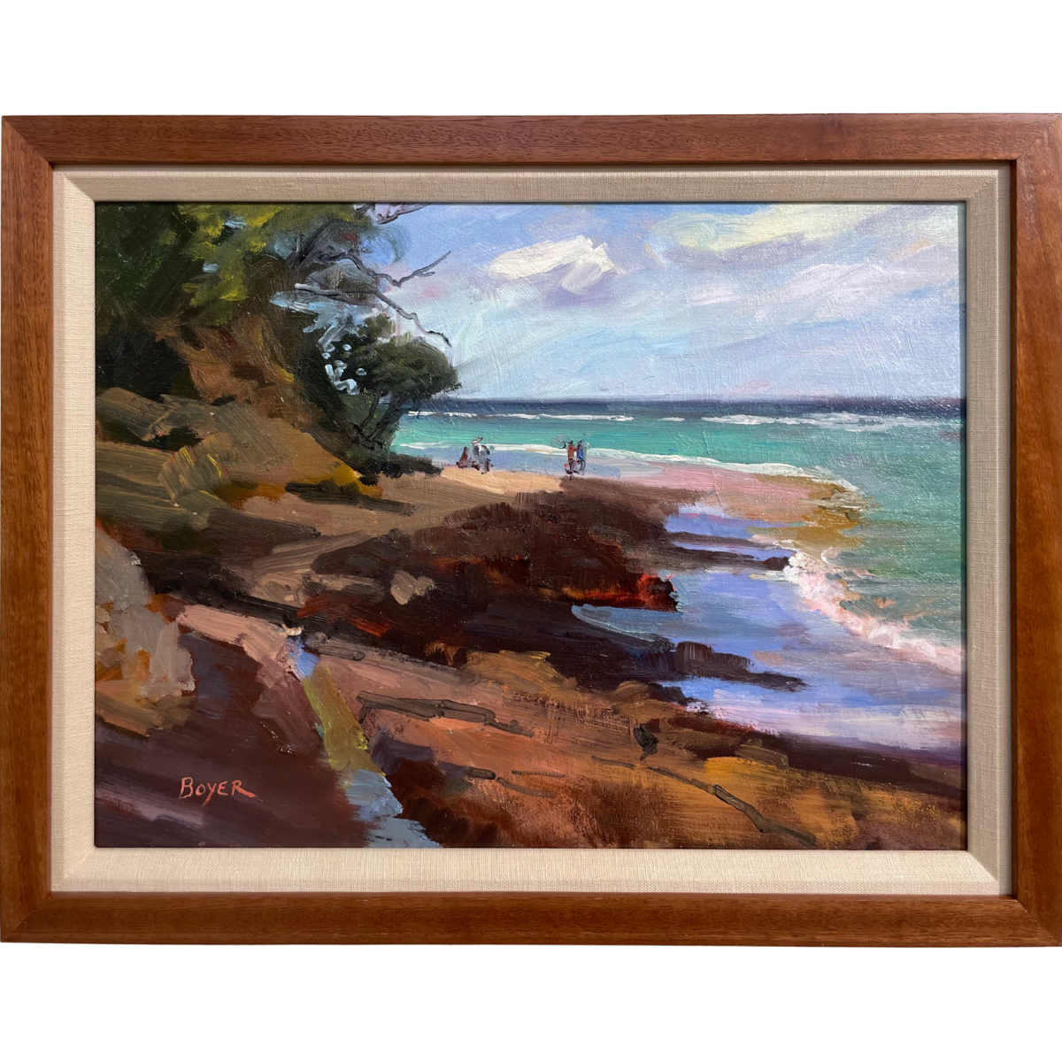 Lynne Boyer Just Around the Corner – Original Oil Painting by Lynne Boyer | Magnolia Hawaii