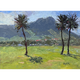 Lynne Boyer Diamond Head Morning Walk – Original Oil Painting by Lynne Boyer | Magnolia Hawaii