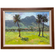 Lynne Boyer Diamond Head Morning Walk – Original Oil Painting by Lynne Boyer | Magnolia Hawaii