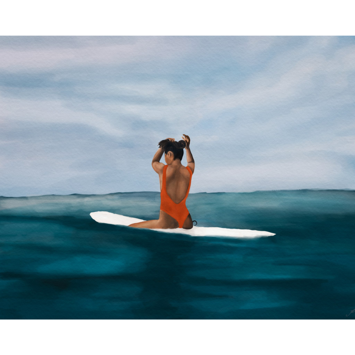 Aloha de Mele MARI SOL, 11X14 MATTED PRINT