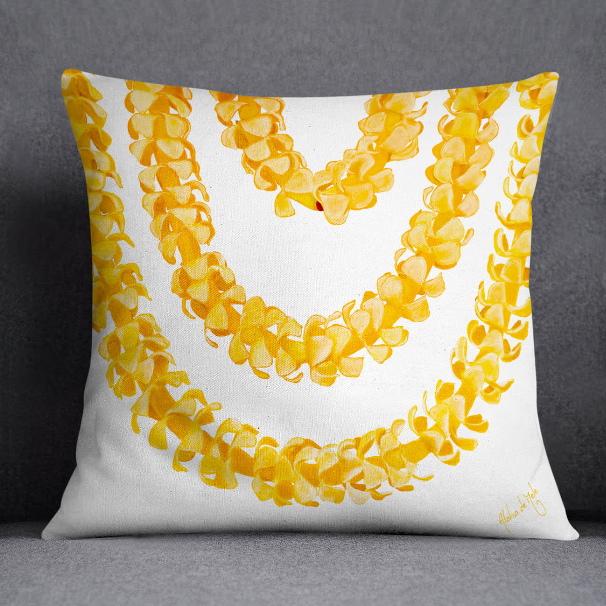 Aloha de Mele PILLOWCASE: LEI ERS