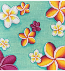 Stephanie Boinay 2022 MINI PAINTING #3, 6X6 ACRYLIC ON CANVAS