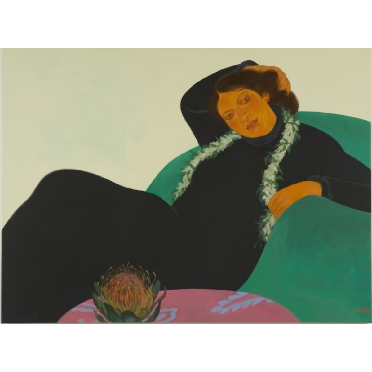 Pegge Hopper Kula – Open Edition Canvas with Floater Frame by Pegge Hopper (25.5×37)