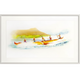 Matt Coffman Waikīkī Splash – Framed Original Watercolor by Matt Coffman (33.25×50)