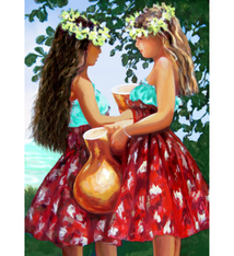 Carol Collette Talk Story, 11”x14” Gallery Wrap Giclee on Canvas